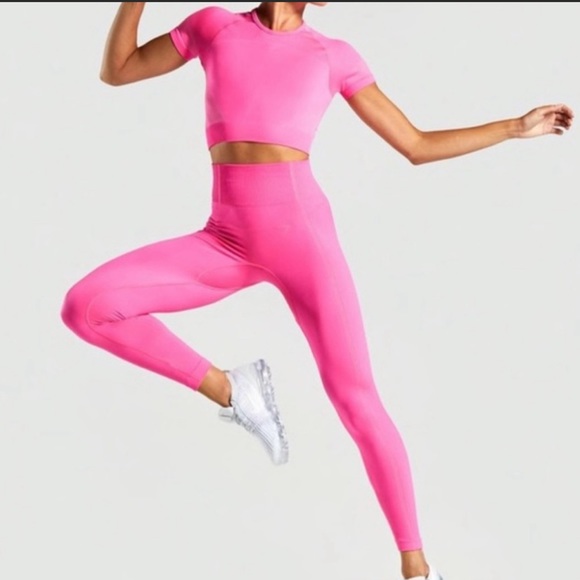 Gymshark Pants & Jumpsuits Gymshark Ultra Seamless Leggings Cyber Pink Poshmark